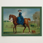 Horse and Rider Vintage Equestrian Wall Art Print-Skudaboo