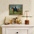 Horse and Rider Vintage Equestrian Wall Art Print-Skudaboo