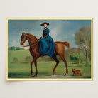 Horse and Rider Vintage Equestrian Wall Art Print-Skudaboo