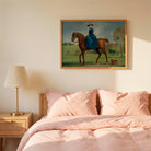 Horse and Rider Vintage Equestrian Wall Art Print-Skudaboo