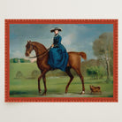Horse and Rider Vintage Equestrian Wall Art Print-Skudaboo