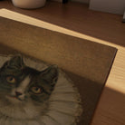 Victorian Cat Portrait Vintage Wall Art Print-Skudaboo