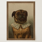 Vintage Dog Portrait Illustration Wall Art Print-Skudaboo