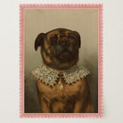 Vintage Dog Portrait Illustration Wall Art Print-Skudaboo