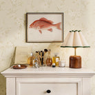 Red Snapper Fish Vintage Wall Art Print-Skudaboo