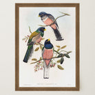 Vintage Bird Study Wall Art Print-Skudaboo