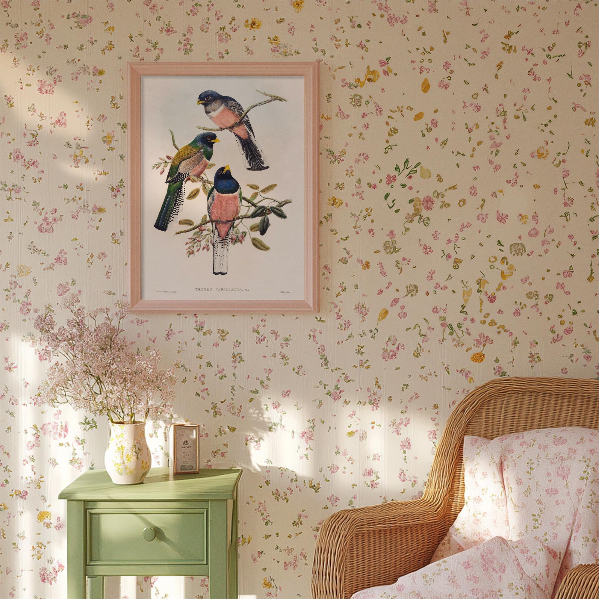 Vintage Bird Study Wall Art Print-Skudaboo