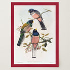 Vintage Bird Study Wall Art Print-Skudaboo