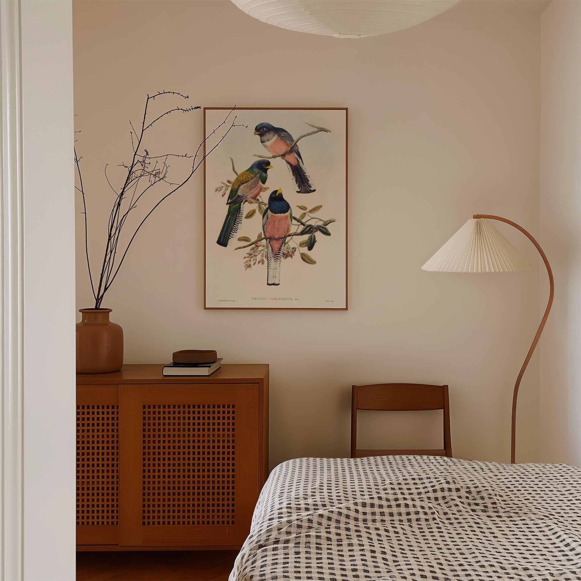 Vintage Bird Study Wall Art Print-Skudaboo
