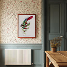 Parakeet Bird Vintage Wall Art Print-Skudaboo