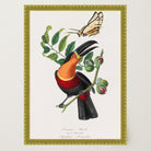 Toucan Tropical Bird Vintage Wall Art Print-Skudaboo
