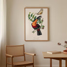 Toucan Tropical Bird Vintage Wall Art Print-Skudaboo