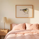 Great Tit Vintage Bird Illustration Wall Art Print-Skudaboo
