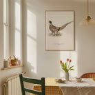 Pheasant Vintage Wildlife Wall Art Print-Skudaboo