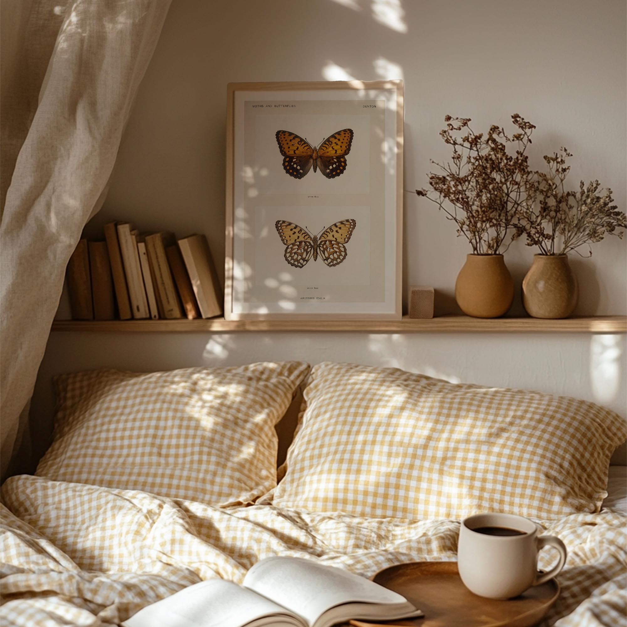 Butterfly and Moth Vintage Wall Art Print-Skudaboo