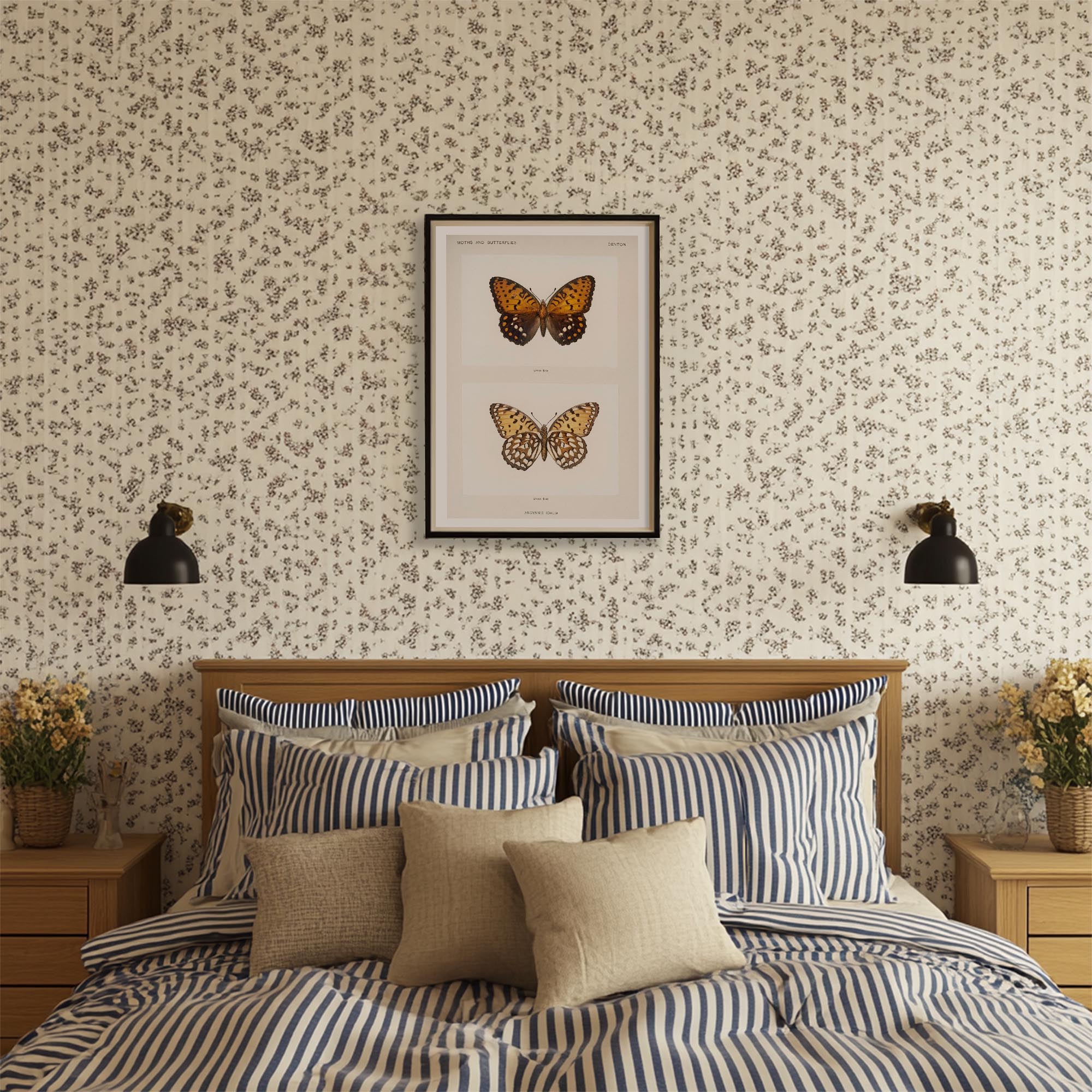 Butterfly and Moth Vintage Wall Art Print-Skudaboo
