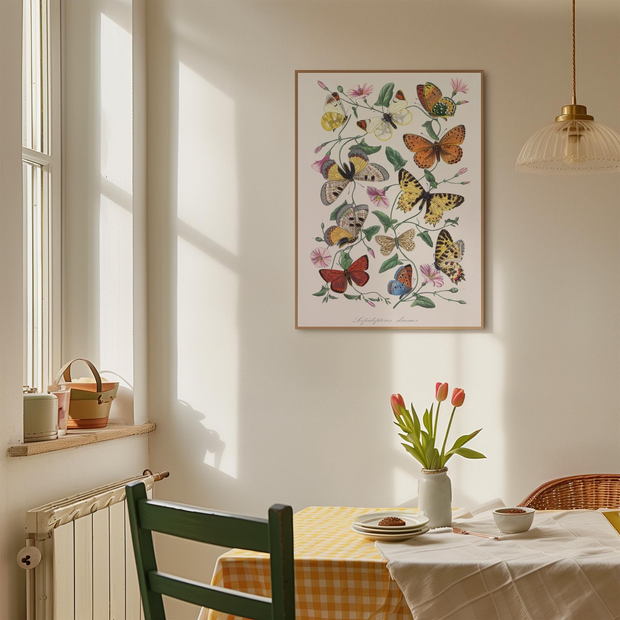 Butterfly and Moth Vintage Wall Art Print-Skudaboo