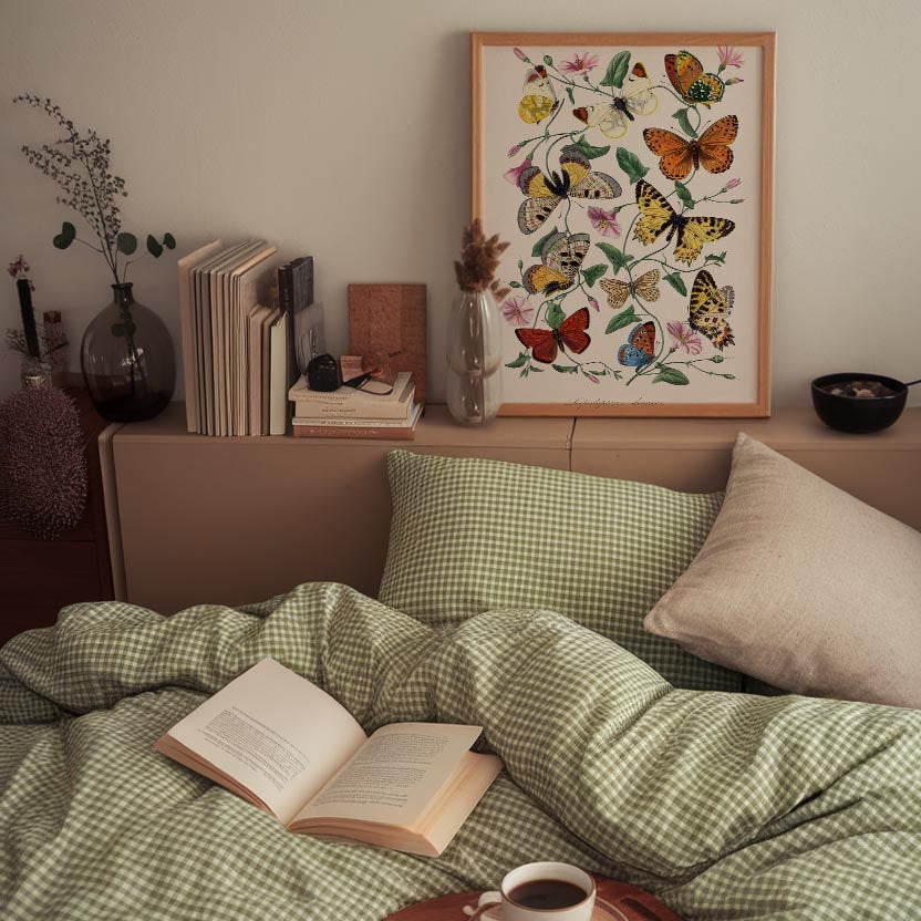 Butterfly and Moth Vintage Wall Art Print-Skudaboo