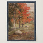 Autumn Woodland Vintage Landscape Wall Art Print-Skudaboo