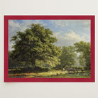 Bentheim Forest Vintage Landscape Wall Art Print-Skudaboo