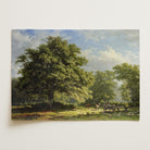 Bentheim Forest Vintage Landscape Wall Art Print-Skudaboo