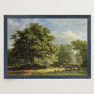 Bentheim Forest Vintage Landscape Wall Art Print-Skudaboo