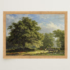 Bentheim Forest Vintage Landscape Wall Art Print-Skudaboo