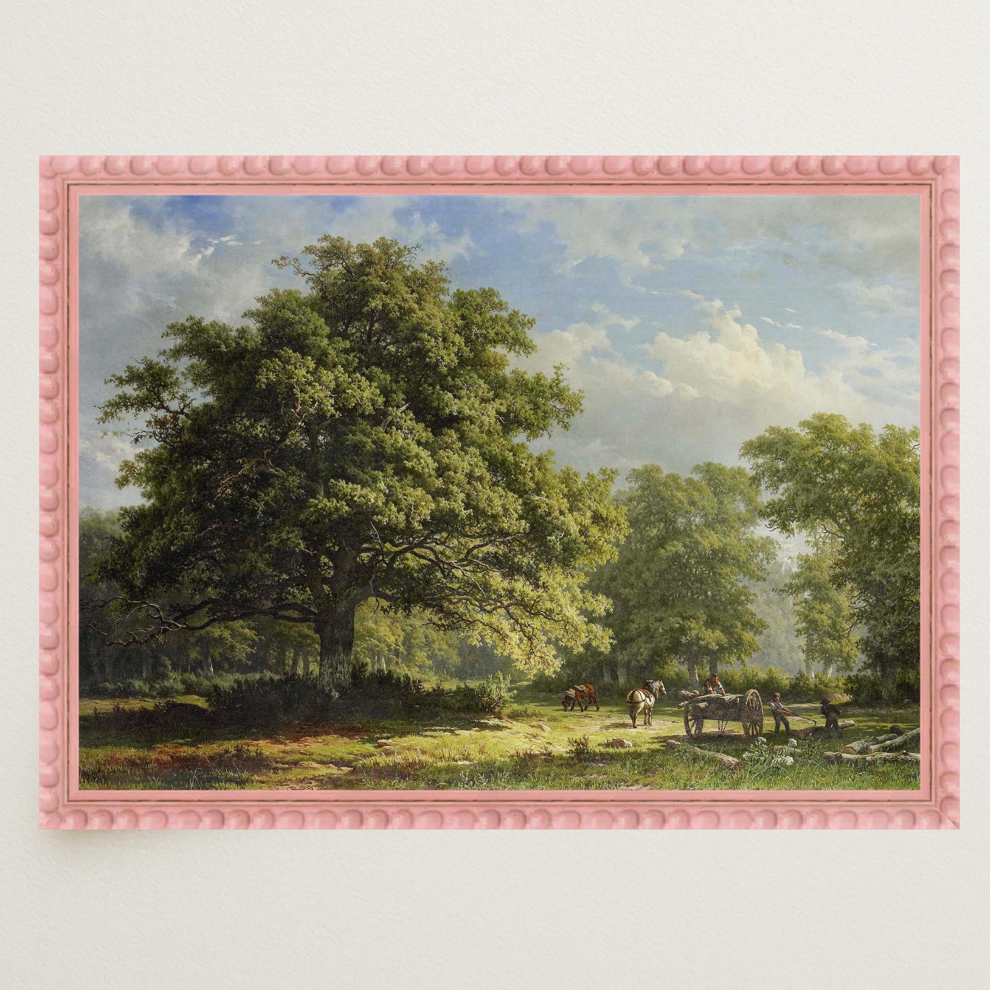 Bentheim Forest Vintage Landscape Wall Art Print-Skudaboo