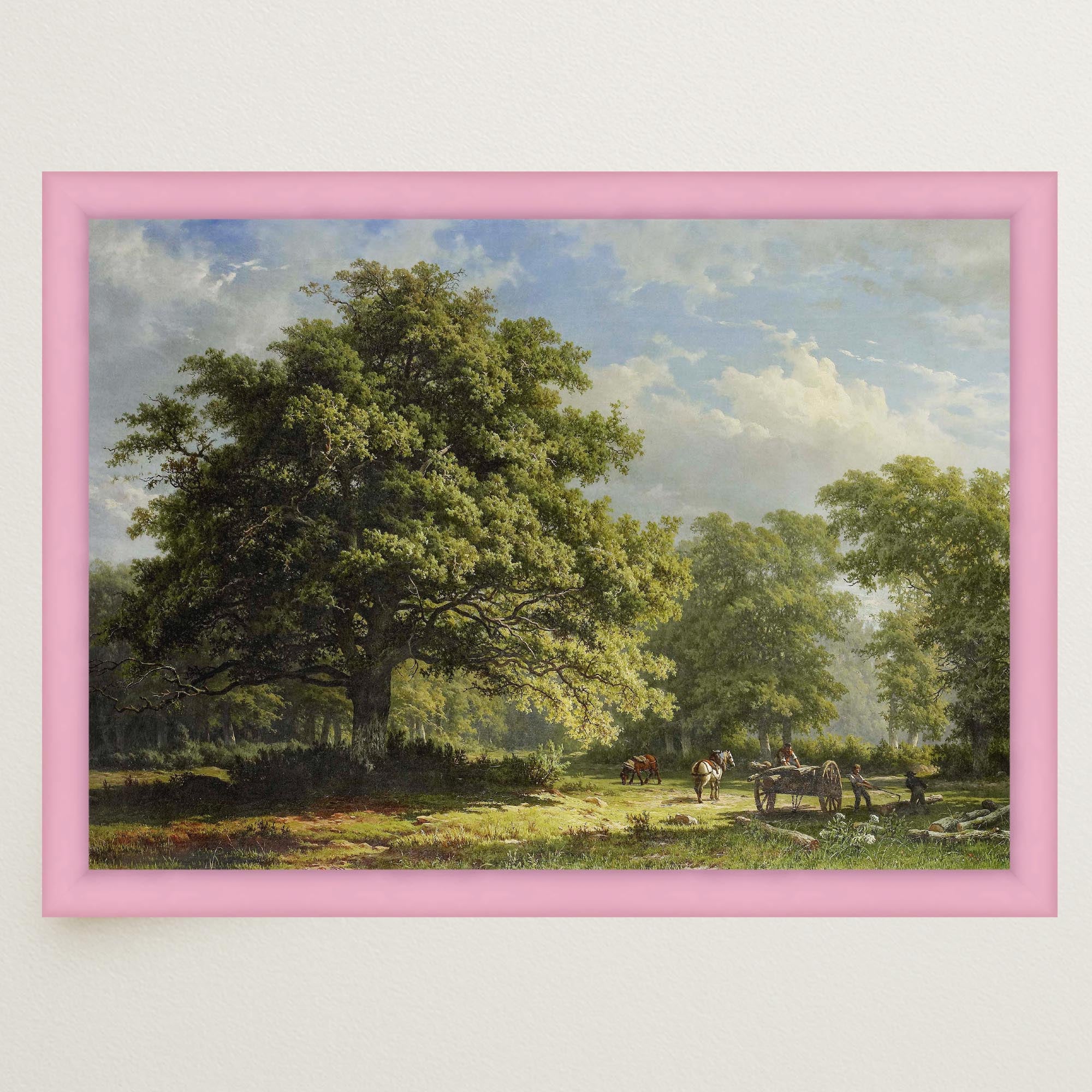Bentheim Forest Vintage Landscape Wall Art Print-Skudaboo