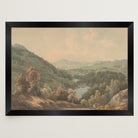 Vintage Countryside Landscape Painting Wall Art Print-Skudaboo