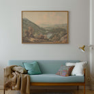 Vintage Countryside Landscape Painting Wall Art Print-Skudaboo