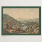 Vintage Countryside Landscape Painting Wall Art Print-Skudaboo