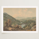 Vintage Countryside Landscape Painting Wall Art Print-Skudaboo