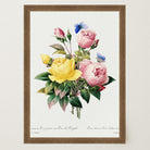 Vintage Rose Botanical Wall Art Print-Skudaboo