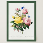 Vintage Rose Botanical Wall Art Print-Skudaboo