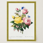 Vintage Rose Botanical Wall Art Print-Skudaboo