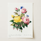 Vintage Rose Botanical Wall Art Print-Skudaboo