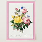 Vintage Rose Botanical Wall Art Print-Skudaboo