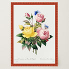 Vintage Rose Botanical Wall Art Print-Skudaboo