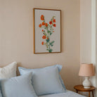 Red Poppy Flower Vintage Botanical Wall Art Print-Skudaboo