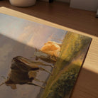 Cows in Open Field Vintage Landscape Print-Skudaboo