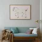 Horse Vintage Sketch Wall Art Print-Skudaboo