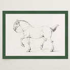 Horse Vintage Sketch Wall Art Print-Skudaboo