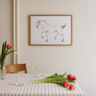 Horse Vintage Sketch Wall Art Print-Skudaboo