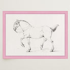 Horse Vintage Sketch Wall Art Print-Skudaboo