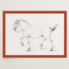 Horse Vintage Sketch Wall Art Print-Skudaboo
