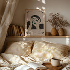 Reflective Woman Wall Art Print-Skudaboo