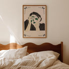 Reflective Woman Wall Art Print-Skudaboo