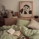 Reflective Woman Wall Art Print-Skudaboo