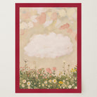 Cloud in Meadow Wall Art Print-Skudaboo